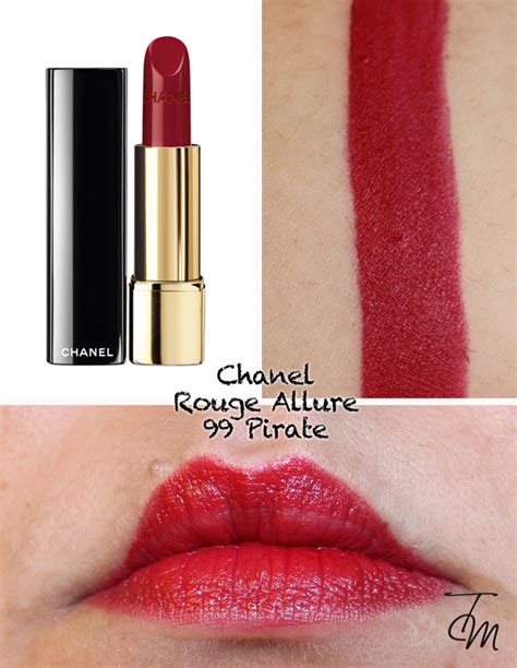 chanel rouge allure seduisante swatch|Chanel pirate 99 rouge.